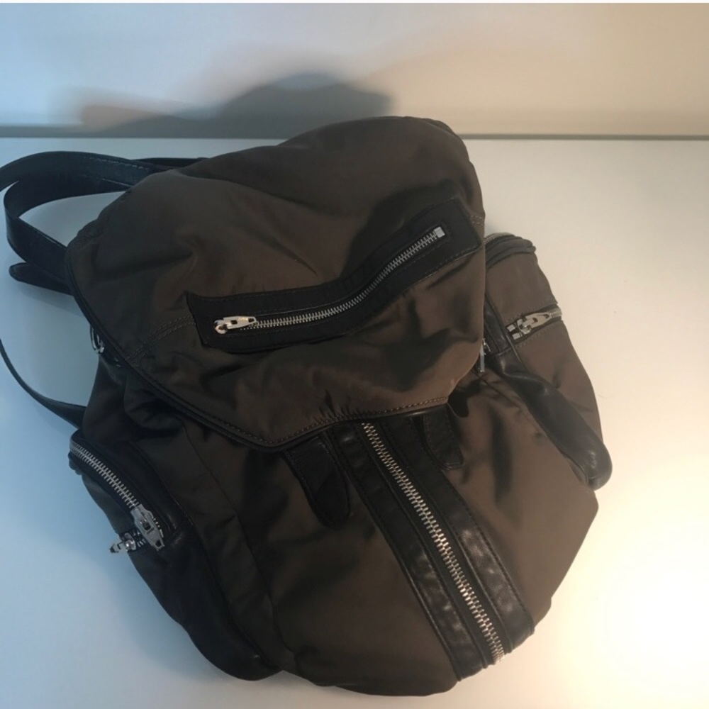 Alexander Wang Backpack in Camo Green